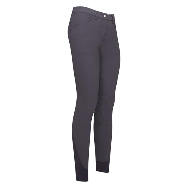 Reithose Elodie Diamond Kids Vollbesatz Silikon Easy Rider Grau