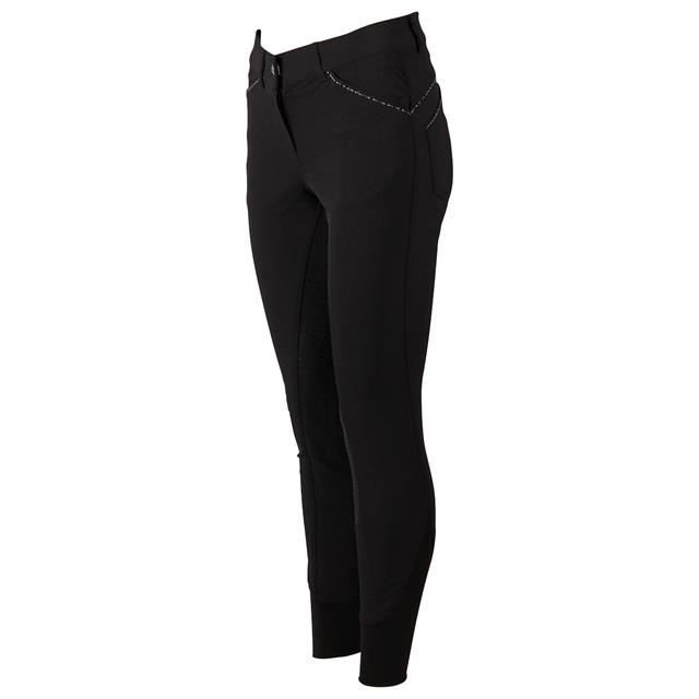 Reithose Elodie Diamond Kids Vollbesatz Silikon Easy Rider Schwarz