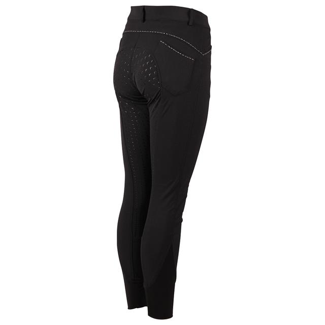 Reithose Elodie Diamond Kids Vollbesatz Silikon Easy Rider Schwarz