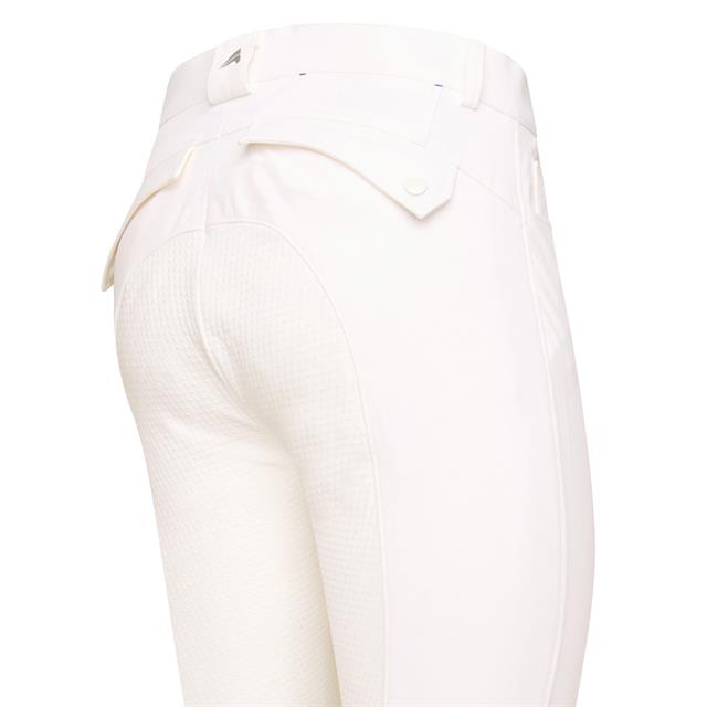 Reithose ESAcer Men Vollbesatz Silikon euro-star Weiß