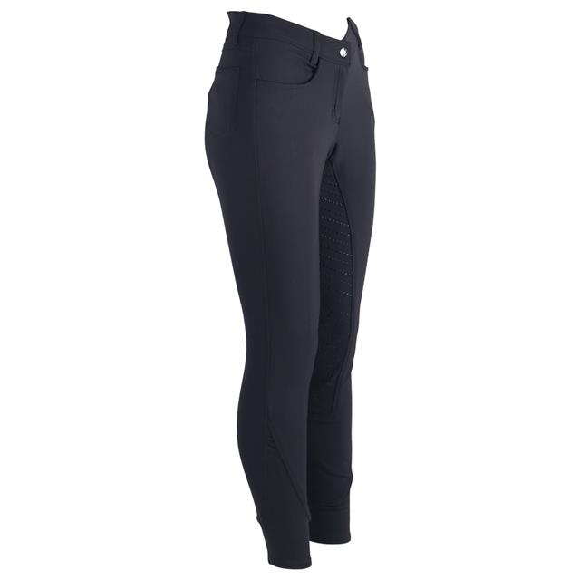 Reithose Evita Kids Vollbesatz Silikon Easy Rider Schwarz