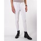 Reithose Fillip Men Beinbesatz Silikon QHP Weiß