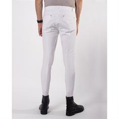Reithose Fillip Men Beinbesatz Silikon QHP Weiß