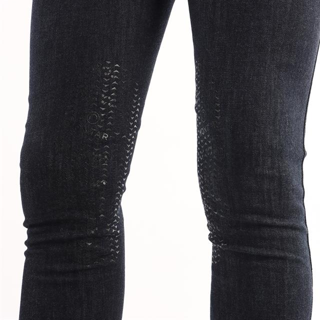 Reithose Gary Men Kniebesatz Silikon Montar Denim