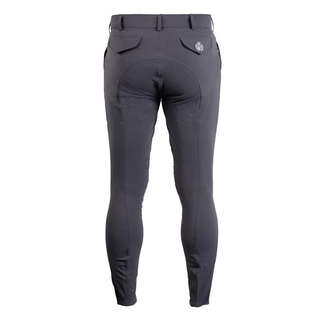 Reithose Gary Men Kniebesatz Silikon Montar Grau