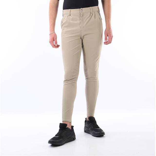 Reithose Gary Men Kniebesatz Silikon Montar Mittelbraun