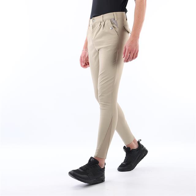 Reithose Gary Men Kniebesatz Silikon Montar Mittelbraun