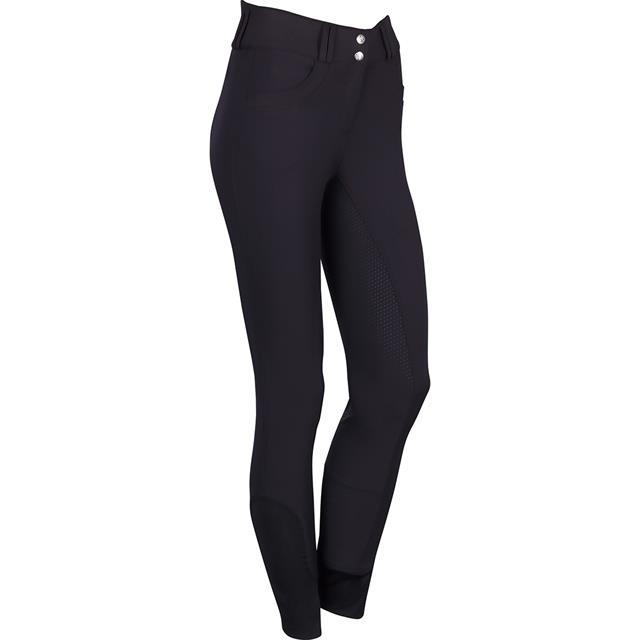 Reithose High-Waist Vollbesatz Silikon Harry's Horse Schwarz
