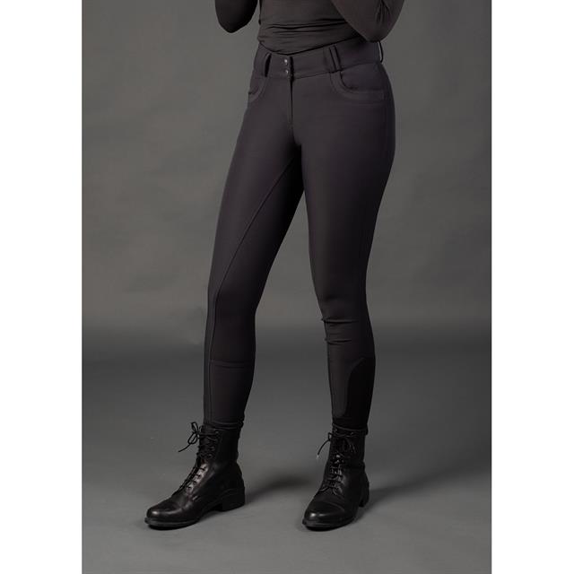 Reithose High-Waist Vollbesatz Silikon Harry's Horse Schwarz