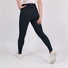 Reithose Highwaist 2.0 Kniebesatz Silikon Montar Dunkelblau