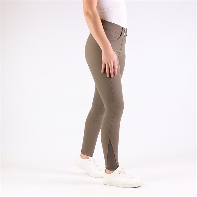Reithose Highwaist 2.0 Vollbesatz Silikon Montar Braun