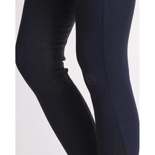 Reithose Highwaist 2.0 Vollbesatz Silikon Montar Dunkelblau-Dunkelblau