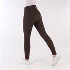 Reithose Highwaist 2.0 Vollbesatz Silikon Montar Dunkelbraun