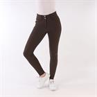 Reithose Highwaist 2.0 Vollbesatz Silikon Montar Dunkelbraun