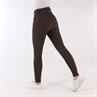 Reithose Highwaist 2.0 Vollbesatz Silikon Montar Dunkelbraun