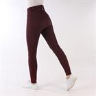 Reithose Highwaist 2.0 Vollbesatz Silikon Montar Dunkelrot