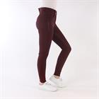 Reithose Highwaist 2.0 Vollbesatz Silikon Montar Dunkelrot