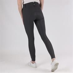 Reithose Highwaist 2.0 Vollbesatz Silikon Montar Grau