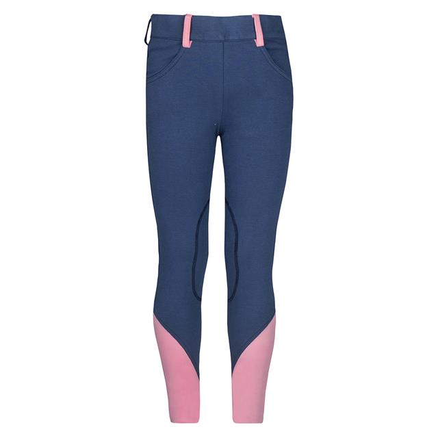 Reithose Jolly Presto Kids Vollbesatz Silikon Horka Dunkelblau