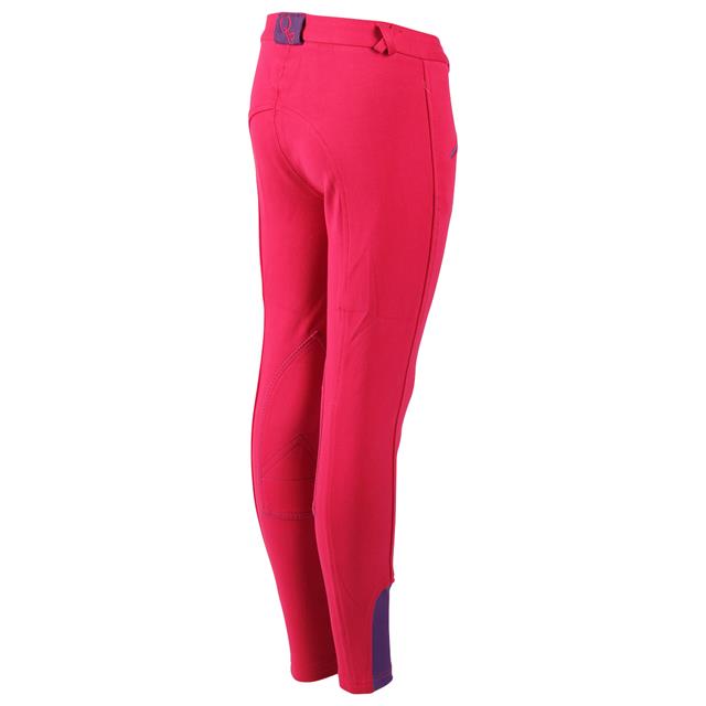 Reithose Junior Q-Essentials Dunkelrosa