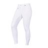 Reithose Junior Vollbesatz Silikon QHP Weiß