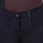 Reithose Kae Kids Kniebesatz Silikon QHP Schwarz
