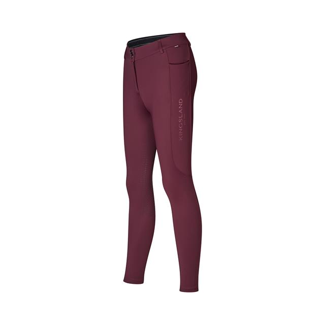 Reithose KLKornelia Vollbesatz Silikon Kingsland Dunkelrot
