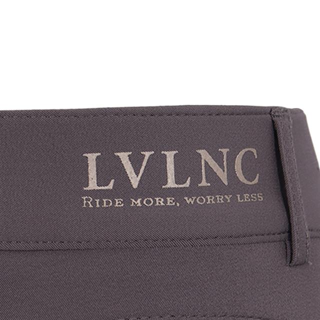 Reithose La Valencio LVVanity Kids Vollbesatz Silikon Dunkelgrau