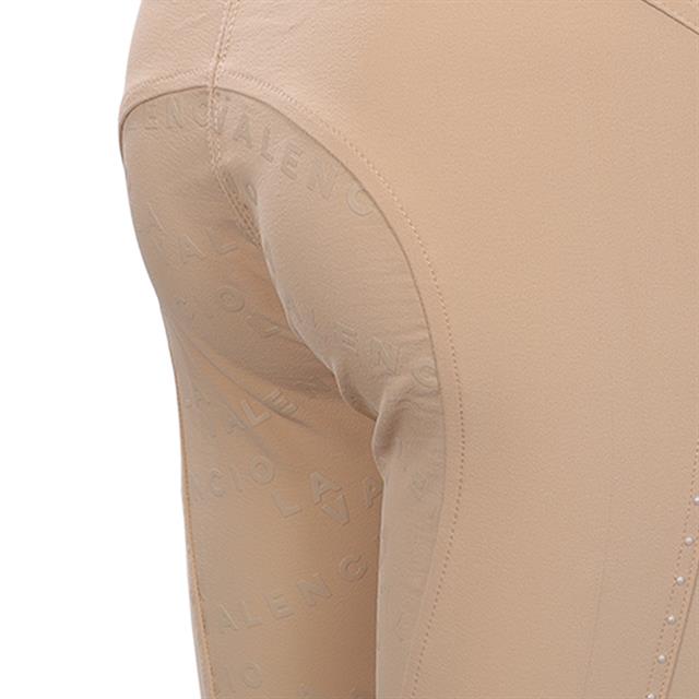 Reithose La Valencio LVVanity Kids Vollbesatz Silikon Hellgelb