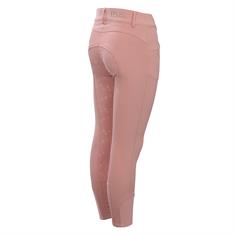 Reithose La Valencio LVVanity Kids Vollbesatz Silikon Rosa
