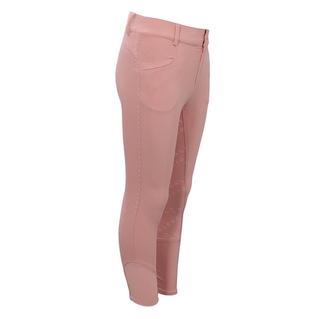 Reithose La Valencio LVVanity Kids Vollbesatz Silikon Rosa