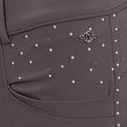 Reithose La Valencio LVVanity Vollbesatz Silikon Dunkelgrau