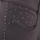 Reithose La Valencio LVVanity Vollbesatz Silikon Dunkelgrau