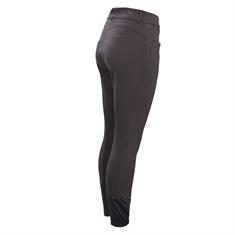Reithose La Valencio LVVanity Vollbesatz Silikon Dunkelgrau