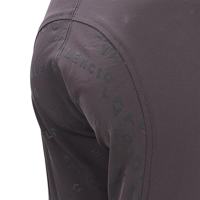 Reithose La Valencio LVVanity Vollbesatz Silikon Dunkelgrau