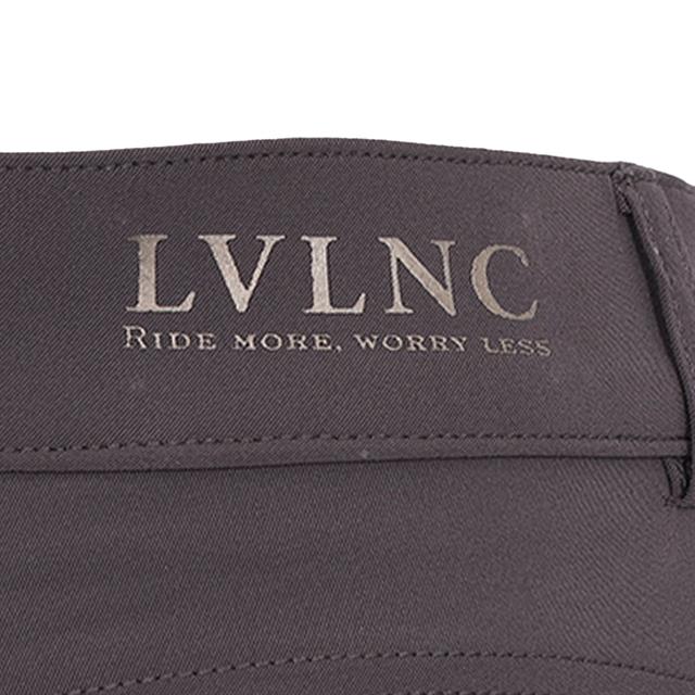 Reithose La Valencio LVVanity Vollbesatz Silikon Dunkelgrau