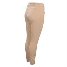 Reithose La Valencio LVVanity Vollbesatz Silikon Hellgelb