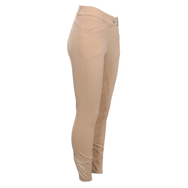 Reithose La Valencio LVVanity Vollbesatz Silikon Hellgelb