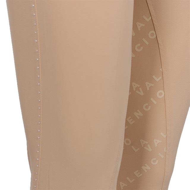 Reithose La Valencio LVVanity Vollbesatz Silikon Hellgelb