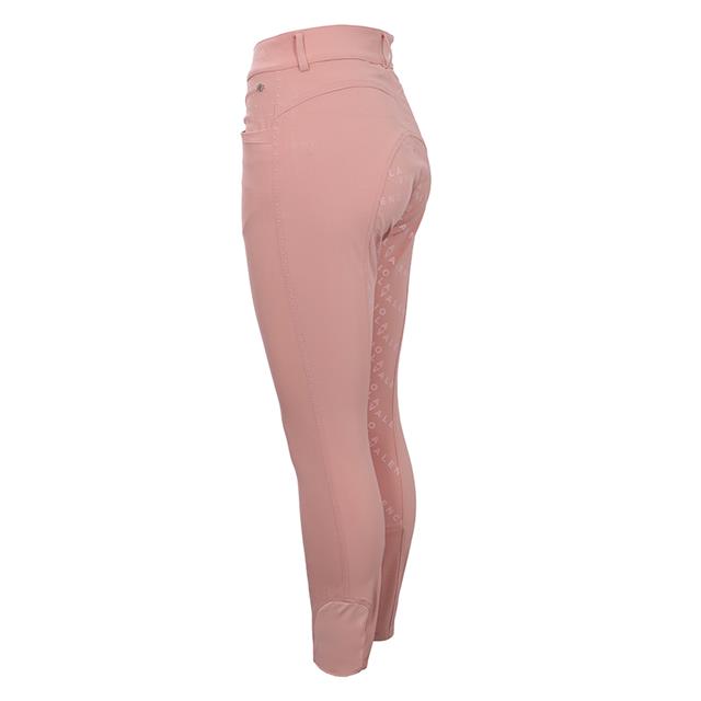 Reithose La Valencio LVVanity Vollbesatz Silikon Rosa