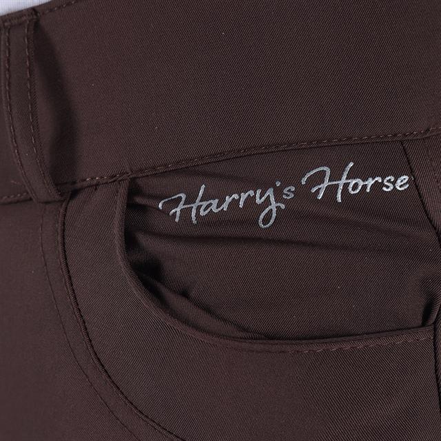 Reithose Limonar Vollbesatz Silikon Harry's Horse Braun