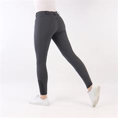 Reithose Meret Pikeur Kniebesatz Stoff Grau