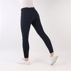 Reithose Meret Pikeur Kniebesatz Stoff Mittelblau