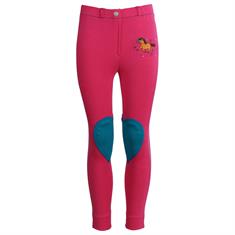 Reithose Mini Kids Horka Dunkelrosa