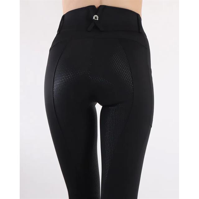 Reithose MOMeadow Mesh Summer Vollbesatz Silikon Montar Schwarz