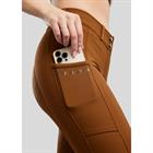 Reithose MOMegan Yati Phone Pockets Vollbesatz Silikon Montar Braun