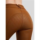 Reithose MOMegan Yati Phone Pockets Vollbesatz Silikon Montar Braun
