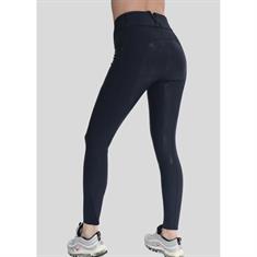 Reithose MOZida Refined Gun Metal Vollbesatz Silikon Montar Dunkelblau