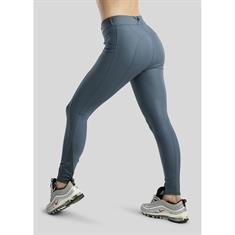 Reithose MOZida Refined Gun Metal Vollbesatz Silikon Montar Mittelblau