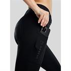 Reithose MOZira Refined With Compression Vollbesatz Silikon Montar Schwarz